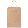 Durable Brown Paper Bags with Handles - 50 pcs | Hipo Market