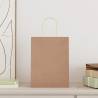 Buy 50 Brown Paper Bags with Handles | Eco-Friendly Packaging