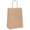 Buy 50 Brown Paper Bags with Handles | Eco-Friendly Packaging