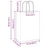 Buy 50 Brown Paper Bags with Handles | Eco-Friendly Packaging