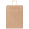 50 Pcs Brown Paper Bags with Handles - Eco-Friendly & Durable