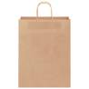 250 Brown Paper Bags with Handles - Eco-Friendly & Durable