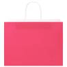 Buy 50 Pink Paper Bags with Handles - Sustainable & Durable