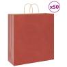  Paper Bags 50 pcs with Handles Red 45x17x48 cm Colour red Size 45 x 17 x 48 cm Quantity in Package 50 