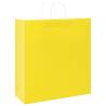 Yellow Paper Bags with Handles - 50 pcs | Eco-Friendly Packaging