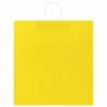 Yellow Paper Bags with Handles - 50 pcs | Eco-Friendly Packaging