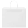 250 White Paper Bags with Handles - Sustainable & Versatile