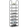  Shoe Rack 8-Tier Black 44x28x145 cm Non-woven Fabric Size 44 x 28 x 145 cm Quantity in Package 1 Number of Number of shelves 