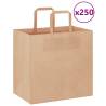  Paper Bags 250 pcs with Handles Brown 26x17x25 cm Colour brown Size 26 x 17 x 25 cm Quantity in Package 250 