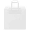 White Paper Bags with Handles - 250 pcs | Eco-Friendly Packaging