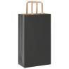 Paper Bags 50 pcs with Handles Black - Eco-Friendly Packaging