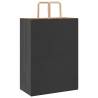 Sustainable Paper Bags with Handles - 250 pcs Black 32x17x44 cm