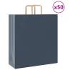  Paper Bags 50 pcs with Handles Blue 45x17x48 cm Colour blue Size 45 x 17 x 48 cm Quantity in Package 50 