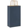 Blue Paper Bags with Handles - 250 pcs | Eco-Friendly Option