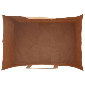 Eco-Friendly Green Paper Bags with Handles - 50 pcs - Hipomarket