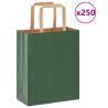  Paper Bags 250 pcs with Handles Green 18x8x22 cm Colour green Size 18 x 8 x 22 cm Quantity in Package 250 