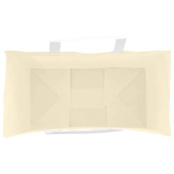 Yellow Paper Bags with Handles - 250 pcs - Eco-Friendly Choice