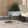 Light Grey Rectangular Garden Coffee Table - 40x40 cm