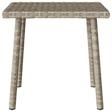 Light Grey Rectangular Garden Coffee Table - 40x40 cm