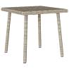 Light Grey Rectangular Garden Coffee Table - 40x40 cm