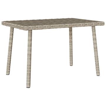 Garden Coffee Table Rectangular Light Grey - 60x40 cm | Hipo Market