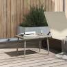 Garden Coffee Table Rectangular Light Grey - 60x40 cm | Hipo Market