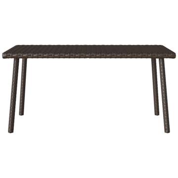 Garden Coffee Table Rectangular Brown 80x40x37 cm - Hipomarket