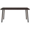 Garden Coffee Table Rectangular Brown 80x40x37 cm - Hipomarket