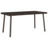 Garden Coffee Table Rectangular Brown 80x40x37 cm - Hipomarket