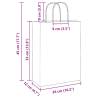 Buy Brown Paper Bags with Handles - 250 pcs - Eco-Friendly