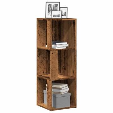 Corner Cabinet Old Wood 33x33x100 cm - Stylish Storage Solution