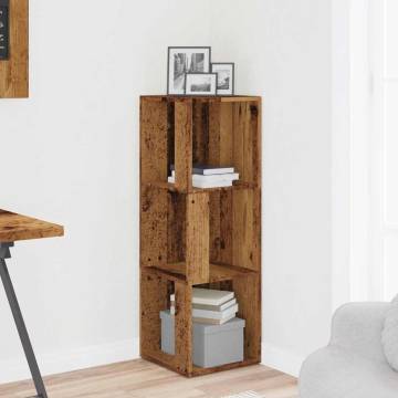 Corner Cabinet Old Wood 33x33x100 cm - Stylish Storage Solution