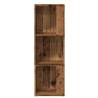 Corner Cabinet Old Wood 33x33x100 cm - Stylish Storage Solution