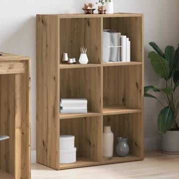 Book Cabinet Sideboard in Artisan Oak | 66x30x98 cm