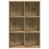 Book Cabinet Sideboard in Artisan Oak | 66x30x98 cm