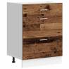 Old Wood Kitchen Base Cabinet | Durable Engineered Wood Storage