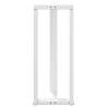 Bar Table Legs T-Shaped - 2 pcs White Steel | Hipomarket