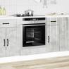 Oven Cabinet Lucca - Concrete Grey Engineered Wood Storage