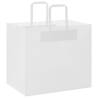 250 White Paper Bags with Handles - Sustainable & Durable