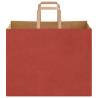 Paper Bags 50 pcs with Handles Red - Eco-Friendly & Durable