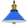  Pendant Lamp Height Adjustable E27 Gloss Dark Blue Ø 22 cm Metal Colour gloss dark blue Quantity in Package 1 Bulb Quantity 