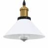  Pendant Lamp Height Adjustable E27 Gloss White Ø 22 cm Metal Colour gloss white Quantity in Package 1 Bulb Quantity 