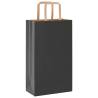 250 Black Paper Bags with Handles - Eco-Friendly Packaging