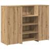 Reception Desk Artisan Oak | 135x50x103.5 cm - Hipomarket