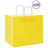  Paper Bags 50 pcs with Handles Yellow 32x22x28 cm Colour yellow Size 32 x 22 x 28 cm Quantity in Package 50 