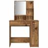 Dressing Table Set in Old Wood | Stylish Bedroom Furniture