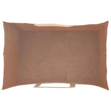 Buy 50 Black Paper Bags with Handles - Durable & Recyclable