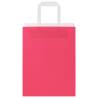 250 Pcs Pink Paper Bags with Handles - Eco-Friendly & Stylish