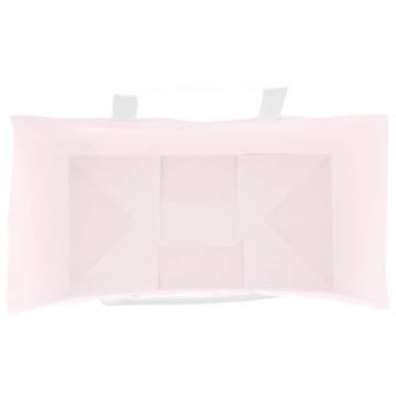 250 Pcs Pink Paper Bags with Handles - Eco-Friendly & Stylish