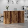 Old Wood Reception Desk 180x50 cm - Durable Engineered Design